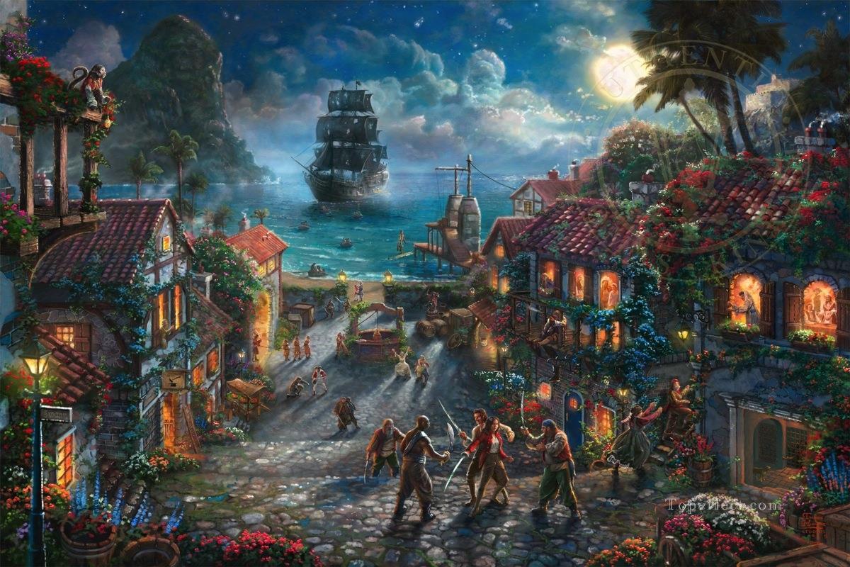 Pirates of the Caribbean TK Disney Oil Paintings
